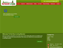 Tablet Screenshot of outdoorlivingmunster.ie